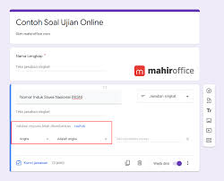 Hasilnya akan terlihat seperti pada gambar dibawah ini. Cara Membuat Soal Online Di Google Form Lengkap Dengan Gambar