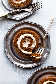 For the cinnamon sugar, simply combine the brown sugar, cinnamon and nutmeg in a small mixing bowl, then sprinkle the mixture evenly over the spread butter. How To Make Pumpkin Roll Sally S Baking Addiction