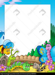 Wellensittiche | igel | kaninchen | aquarium: Rahmen Mit Verschiedenen Garten Tiere Lizenzfreies Bild 4397813 Bildagentur Panthermedia