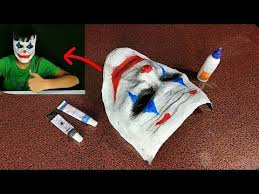 How To Make 3d Joker Mask From Paper Easy For Diy Youtube Joker Mask Joker Cool Halloween Costumes