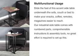 Coffee table sets with free delivery to 48 states. Elettra 4 Wheeled Portable Metal Framed Coffee Table Swidany