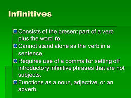 An infinitive is a verb form that acts as other parts of speech in a sentence. Mood Indicative Imperative Subjunctive Ppt Video Online Download