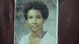 A photograph of the mother of Hurricane Katrina survivor and... Stock  Footage Video