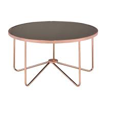 Get 5% in rewards with club o! Bronze Glass And Rose Gold Coffee Table Wooden It Be Nice