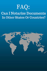 Many Notaries Have Asked If They Are Permitted To Notarize Documents In Other States Or Overseas So We Ve P Notary Public Business Notary Signing Agent Notary