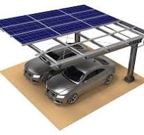 一本支柱スチール製ソーラーカーポート架台-uisolarpv.com