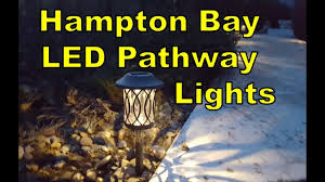 Hampton Bay Solar Led Pathway Lights Home Depot Youtube
