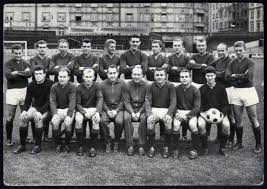 Jean noel, simon van vliet, rob ouwehand, leo de caluwe, ronny van baaren, henk van leeuwen, roger albertsen, dojcin dojo perazic Athletic Club Sparta Praha Fotbal A S 1964 65 Retro Fotografia Equipo