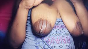 Free Black With Puffy Teats Trying Yoni Oil For Lactation Porn Video -  Ebony 8