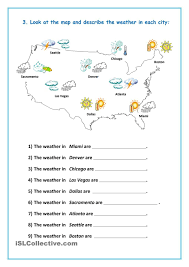 The Weather Weather Worksheets Map Worksheets Weather Map