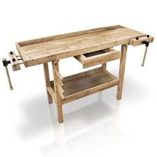 Redécouvrez la qualité d'autrefois, nous choisissez la table en bois massif, pour votre salle à manger ou votre cuisine, qui s'intégrera à votre intérieur avec. Etabli Menuiserie Bois Massif 1 50 Metre Capacite 200 Kg