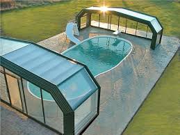 Roll A Cover Is America S Leading Custom Retractable Pool Enclosure Manufacturer Made In The U S A Cool Pools Indoor Swimming Pools Pool Shade