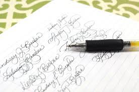 It is a good idea to look at your signature objectively to see in what ways it can be improved. How To Improve Your Signature The Postman S Knock