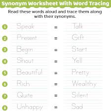 The rise of skinfluencer means we're able to access more skinformation than ever before. Synonyms Worksheets For Kids Free Printable Momjunction