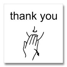 You don't have to actually touch your lips but you can. Thank You In Sign Language Sign Language Words American Sign Language Sign Language