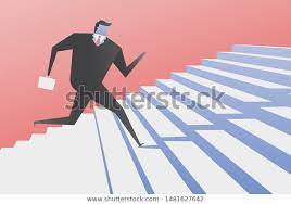Businessman Run Stairs Growth Business Concept Stock Vector Royalty Free 1481627642 Business Illustration Business Man Stock Vector