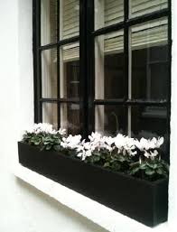 Handmade Wood Window Boxes Balcony Flower Box Black Window Box Window Box Flowers