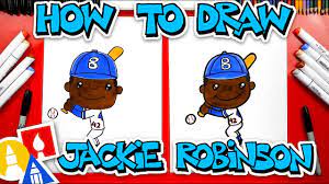 You can watch our lessons in a safe distraction. How To Draw Jackie Robinson Youtube