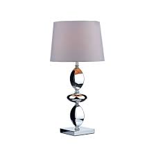 Large table lamp shades uk. Wisebuys Wickford Large Table Lamp In Polished Chrome Finish With Grey Shade Wic4250 Lighting From The Home Lighting Centre Uk
