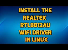 Developed internally by realtek, and then patched by open community members. Install The Realtek Rtl8812au Wifi Driver In Linux Youtube