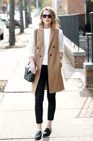 The Top Blogger Looks Of The Week Be Daze Live Long Vest Outfit Street Style Fall Outfits Winter Street Chic