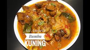Haluskan semua bahan bumbu halus menggunakan. Resep Ati Ampela Bumbu Kuning Sedap Mantap Youtube