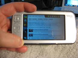 Nokia N800 | showing the mobile version ...
