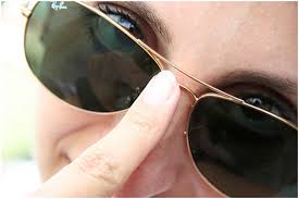 If the hinges seem stiff, the build flimsy, and the screws loose, chances are you've got a fake on your hands. How To Tell If Your Ray Bans Are Real Or Fake Discounted Sunglasses Discounted Sunglasses