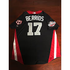 José orlando berríos, nicknamed la makina, is a puerto rican professional baseball pitcher for the minnesota twins of major league basebal. Jose Berrios 2018 Major League Baseball Workout Day Autographed Jersey Mlb Auctions
