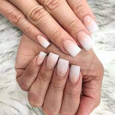 Simple blue short nails ❤ 30+ intricate short acrylic nails to express yourself ❤ see more ideas on our blog!! Short And Square On Acrylic Ombre American White Desert Pam Nails Nailart Nailbyjohn Bostonn Dance Nails Tapered Square Nails Short Acrylic Nails Designs