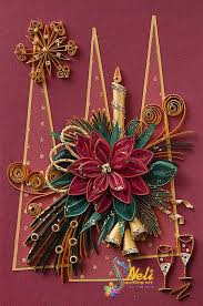 Toys made from paper and cardboard. 30 Lovely Christmas Paper Quilling Cards Decor Home Ideas