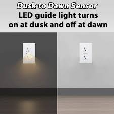 Shop Gfci Outlet Night Light 15a Ul Listed Tamper Resistant Lighted Duplex Receptacle 1 Pack Overstock 31515756