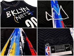 Gear up with your favorite player's jersey or feel a part of the team with a customized nets jersey. Nets Unveil New Basquiat Inspired City Edition Jerseys New York Daily News