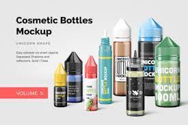 Download Cosmetic Bottles Mockup Vol 5 In Packaging Mockups On Yellow Images Creative Store