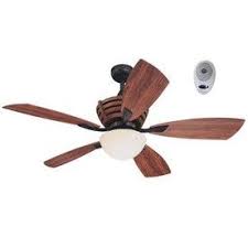 Harbor Breeze 52 In Teak Matte Black Outdoor Ceiling Fan With Light Kit And Remote Black Ceiling Fan Ceiling Fan Ceiling Fan With Light