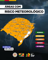 RS em Alerta Máximo! Tempestades Fortes Chegando!