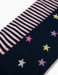 The fine mesh pattern means that they are the perfect companion for both casual and business outfits. 2 Pairs Of Fine Knit Tights For Girls Stars Stripes Dark Blue Mo Online