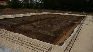 Realisation Du Terrassement Et Des Fondations Autoconstruction Maison En Ossature Bois Autoconstruction Maison Terrassement Autoconstruction