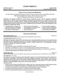 In addition we have written a guideline on how to put together your skills and experience using the most productive format. Operations Manager Resume Example