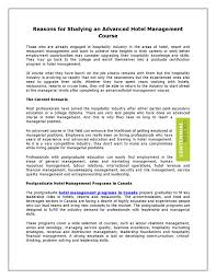 Careers within the state of north carolina include public safety, education, transportation, and health care. Reasons For Studying An Advanced Hotel Management Course By Michael Mcgraw Issuu