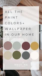 Paint Colors In Our Home And Wallpaper