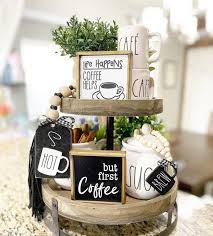 Get the best deals on black and black and white tiered dress and save up to 70% off at poshmark now! Coffee Bar Decor Black White Tiered Tray Items Mix And Etsy In 2021 Bar Decor Tiered Tray Coffee Bar