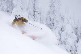 The trick is to put on your downhill ski first. A First Time Visitor S Take On Sun Peaks Sun Peaks Resort