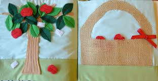 Apple Picking Tree And Basket Diy Quiet Books Quiet Book Baby Quiet Book