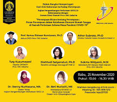 Maybe you would like to learn more about one of these? Seminar Daring Webinar Perempuan Bicara Tentang Perempuan Peran Perempuan Dalam Ketahanan Ekonomi Rumah Tangga Di Daerah Perkotaan Selama Masa Pandemi Covid 19