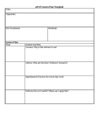 4mat Lesson Plan Template By Rafikey S To Success Tpt