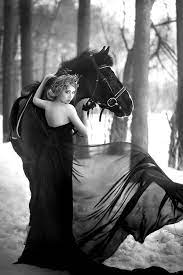 Allthekingzmen Horses Dark Fairytale Black And White