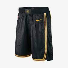 Details about nike los angeles lakers city edition kobe swingman shorts aj1256 010 small. Los Angeles Lakers Nike City Edition Swingman Men S Nba Shorts Nike In