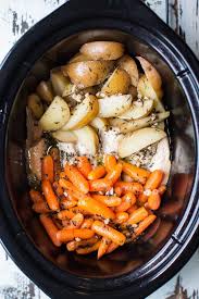 Only 10 minutes of prep! Slow Cooker Garlic Butter Chicken And Veggies The Magical Slow Cooker