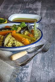 Maybe you would like to learn more about one of these? Traditional Moroccan Couscous With Vegetables On Plate Eggplant Wheat Stock Photo 171421864